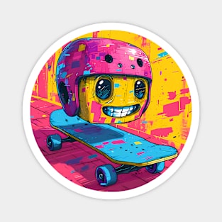 Skater Head Magnet